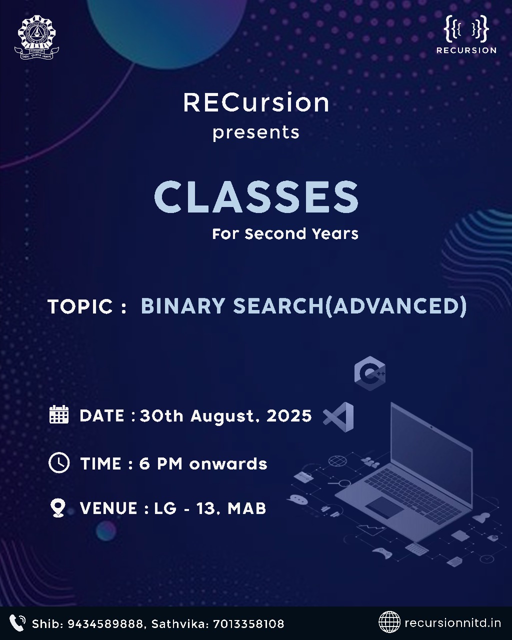 RECursion Event Poster